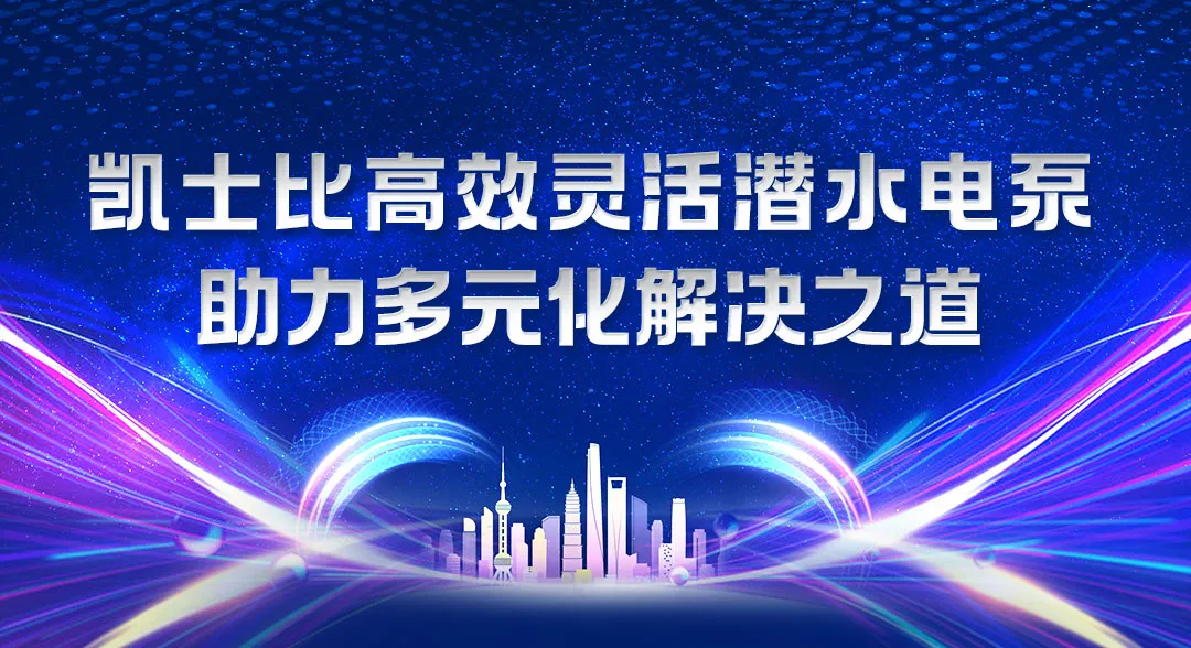 凯士比高效灵活潜水电泵，助力多元化解决之道